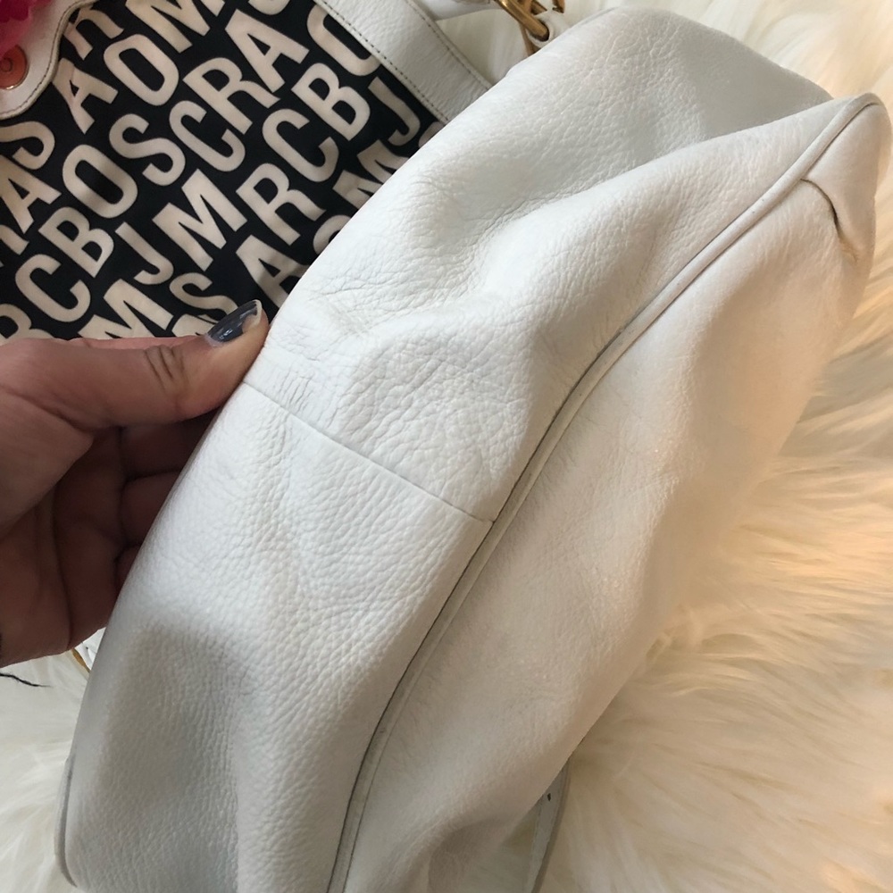 MARC JACOBS WHITE HOBO / Leather crossbody bag - Picture 5 of 8